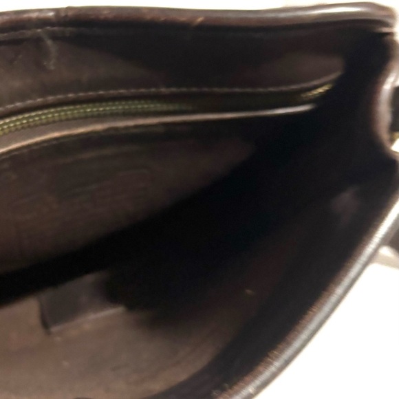 Coach vintage distressed Brown Leather Crossbody Bag - Picture 5 of 10